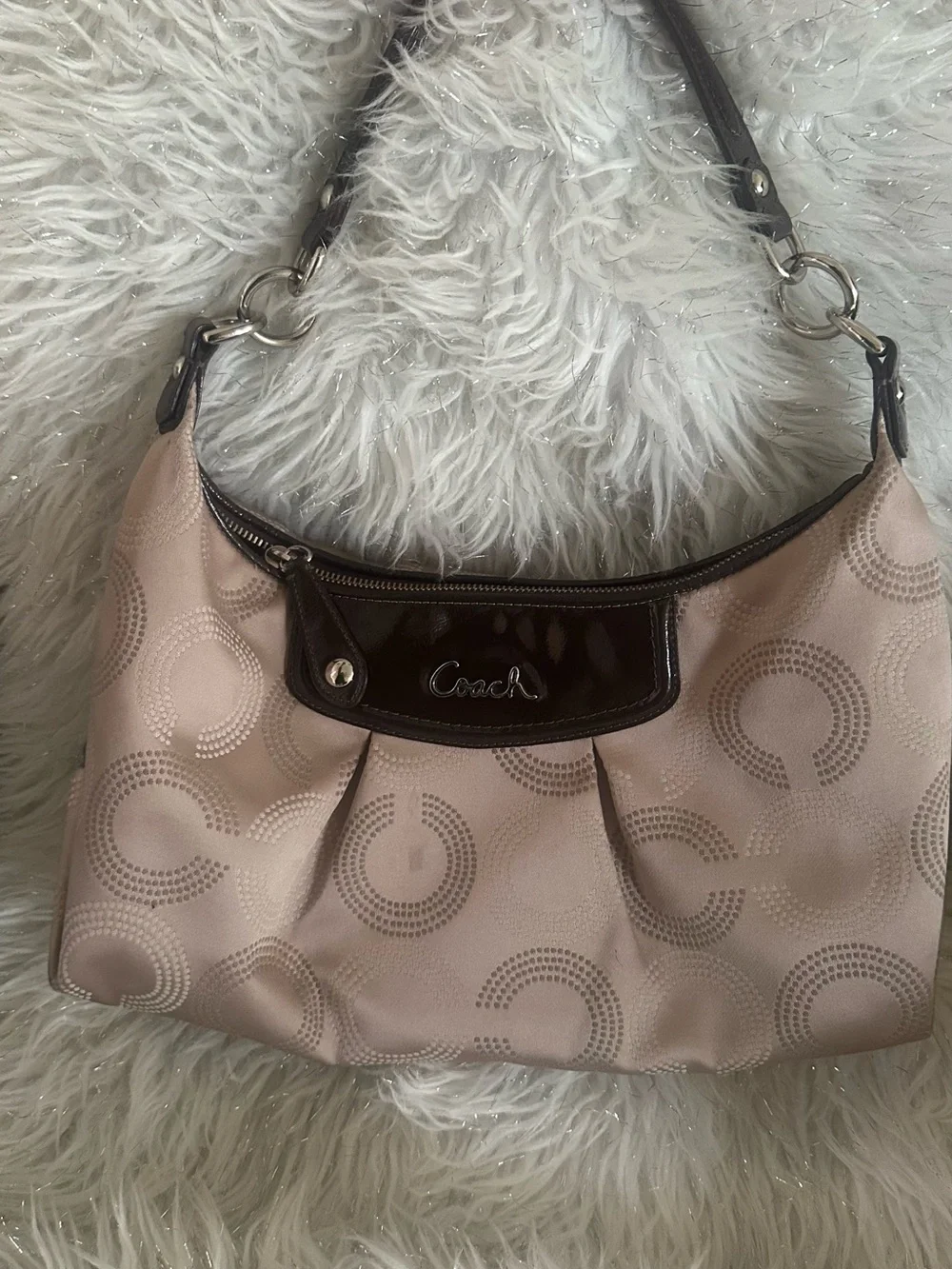 Coach Pink Hobo Bag